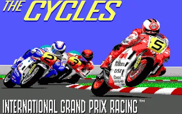 Cycles, The - International Grand Prix Racing screen shot title